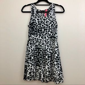 Closet closing, make offer! Animal Print Tank Dress w/Keyhole Back XS